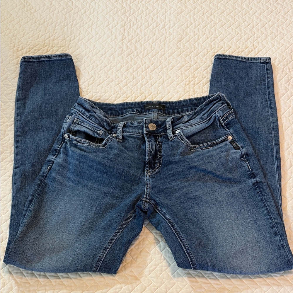 Silver Jeans Women's Skinny Jeans in Blue